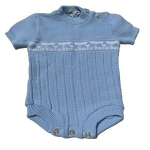 Vintage Friemanti size M, blue romper